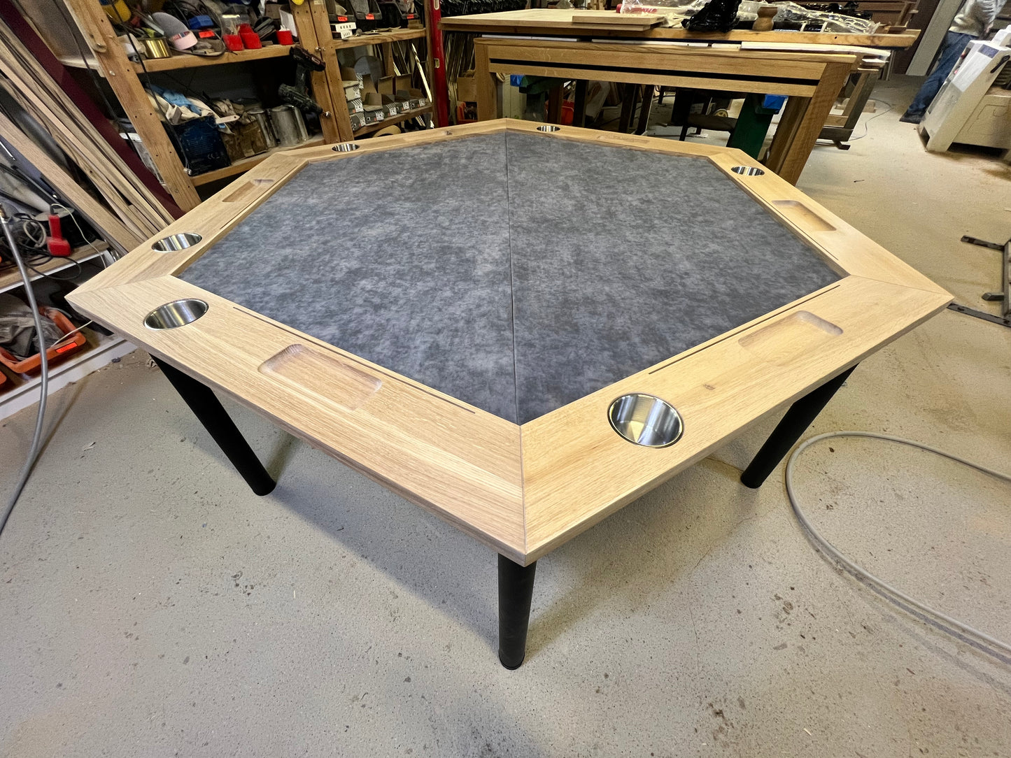 RAID HEX - Hexagonal Tabletop Overlay / Optional Stand-Alone Table