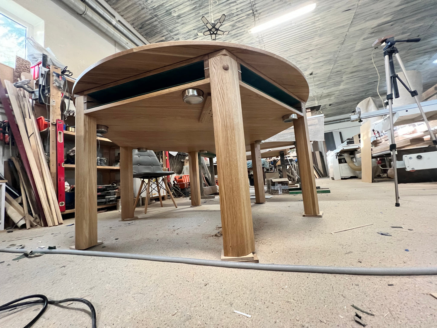 Mission Hex – Premium Oak Board Game Table