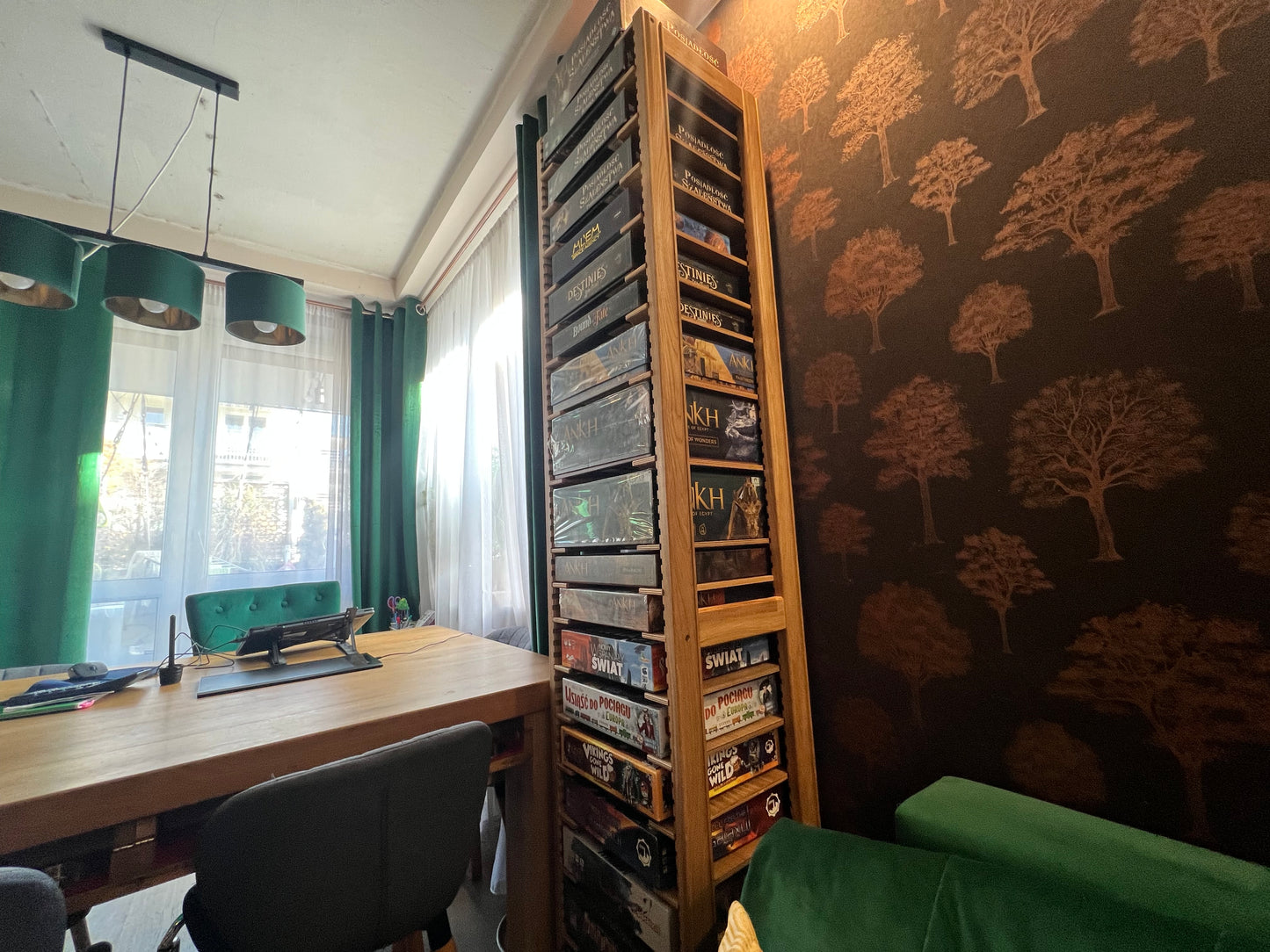 Board Game Rack – Handcrafted Modular Oak Storage for Board Games (Pre-Order)