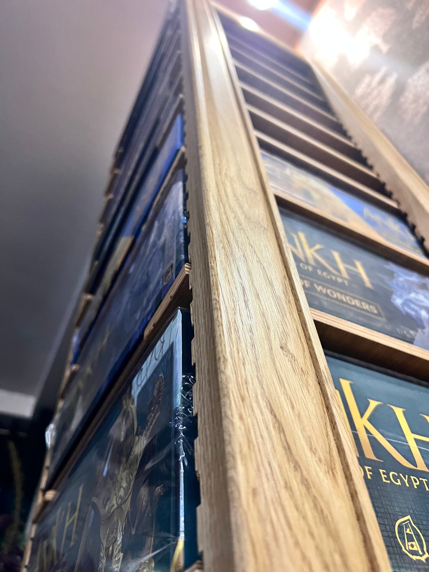 Board Game Rack – Handcrafted Modular Oak Storage for Board Games (Pre-Order)