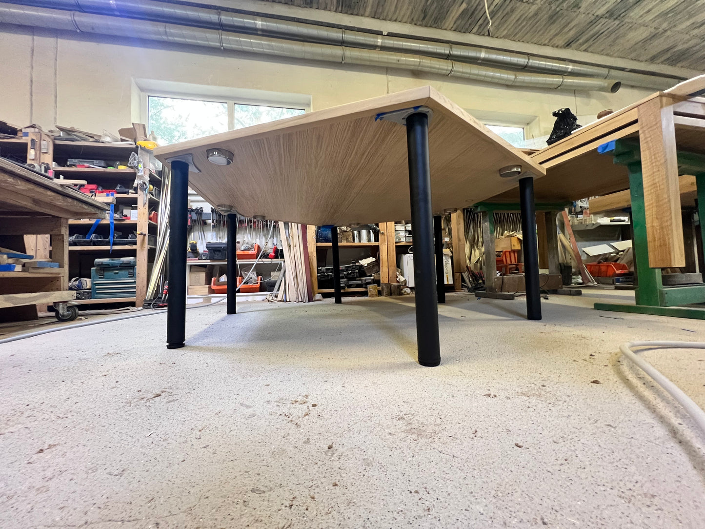 RAID HEX - Hexagonal Tabletop Overlay / Optional Stand-Alone Table