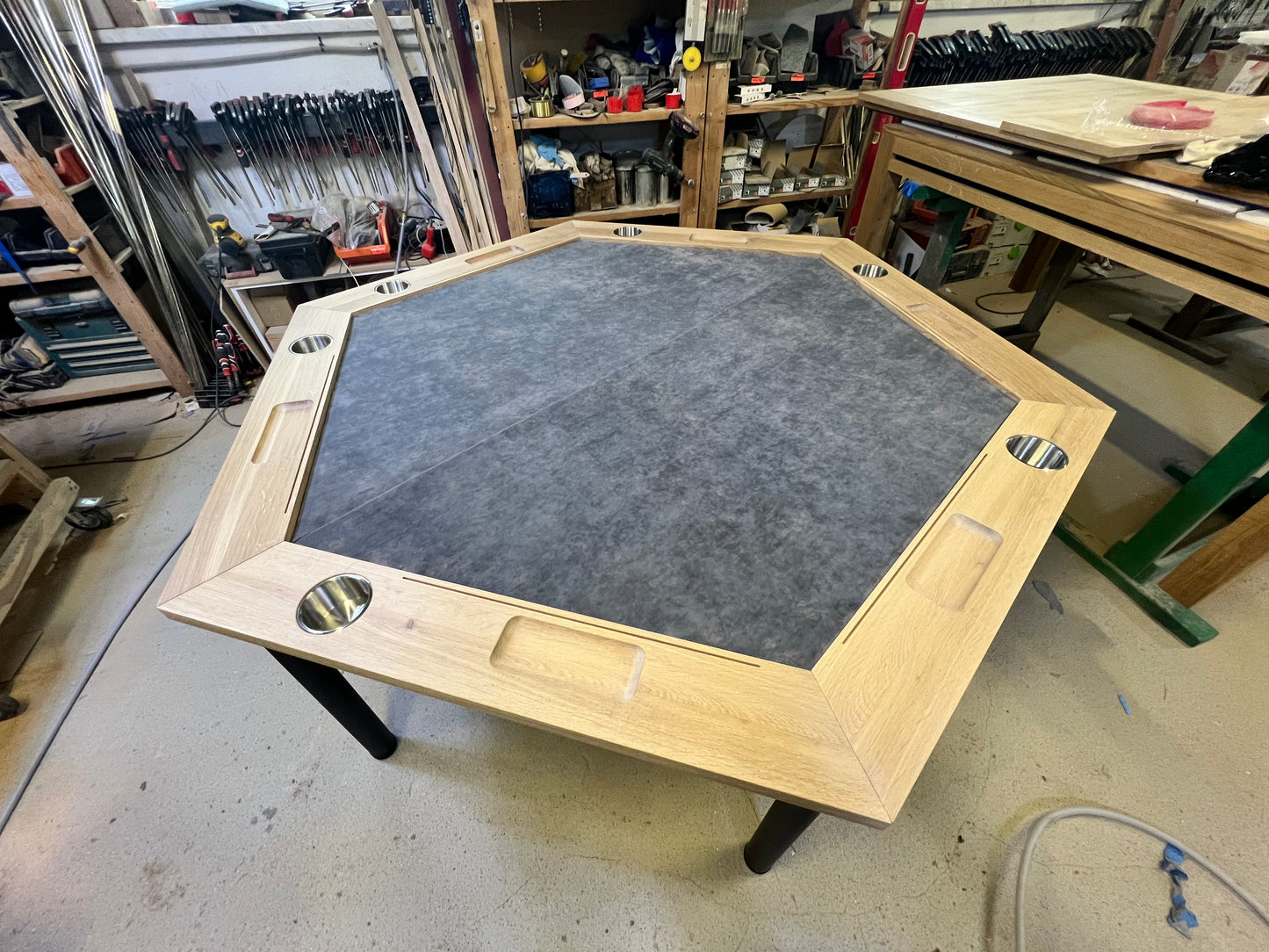 RAID HEX - Hexagonal Tabletop Overlay / Optional Stand-Alone Table