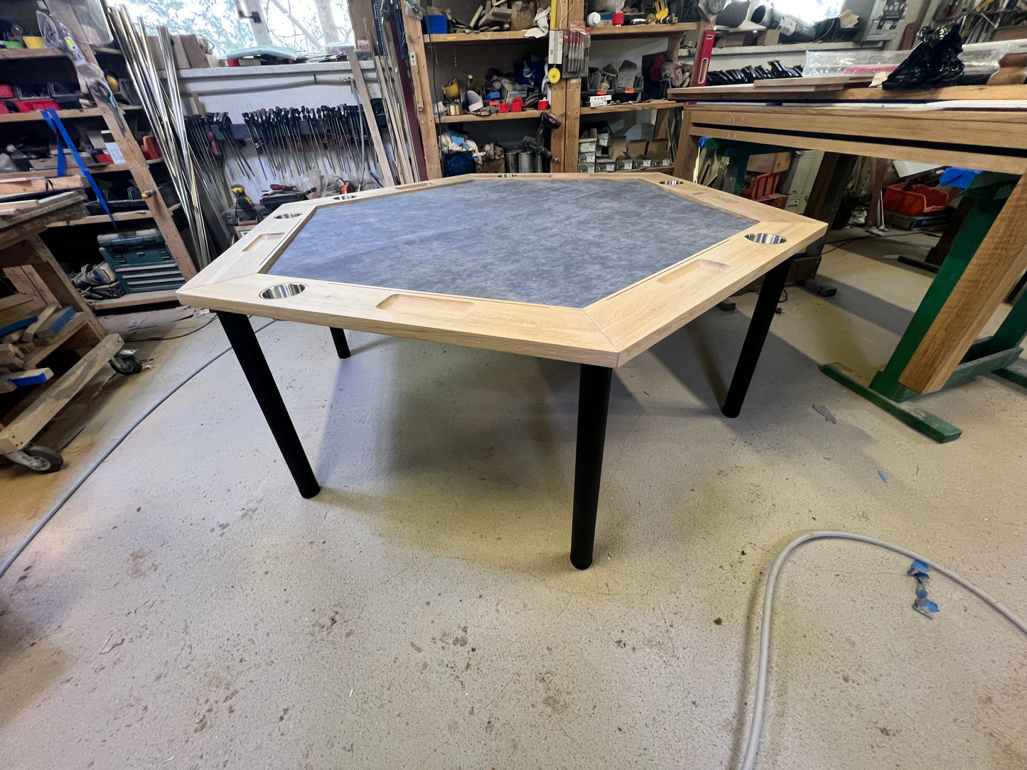 RAID HEX - Hexagonal Tabletop Overlay / Optional Stand-Alone Table