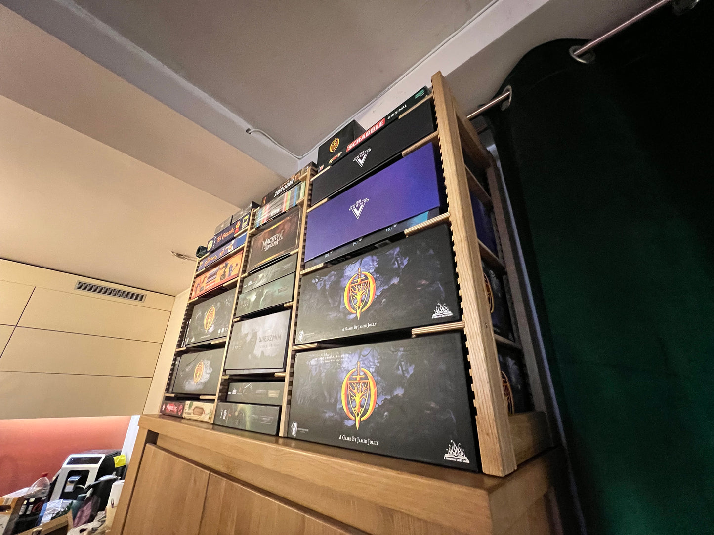 Board Game Rack – Handcrafted Modular Oak Storage for Board Games (Pre-Order)