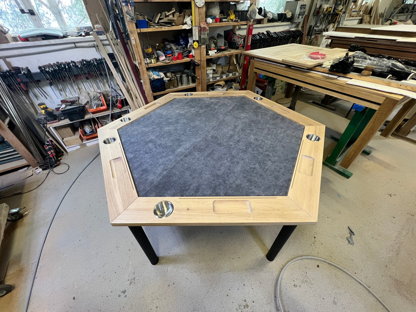 RAID HEX - Hexagonal Tabletop Overlay / Optional Stand-Alone Table