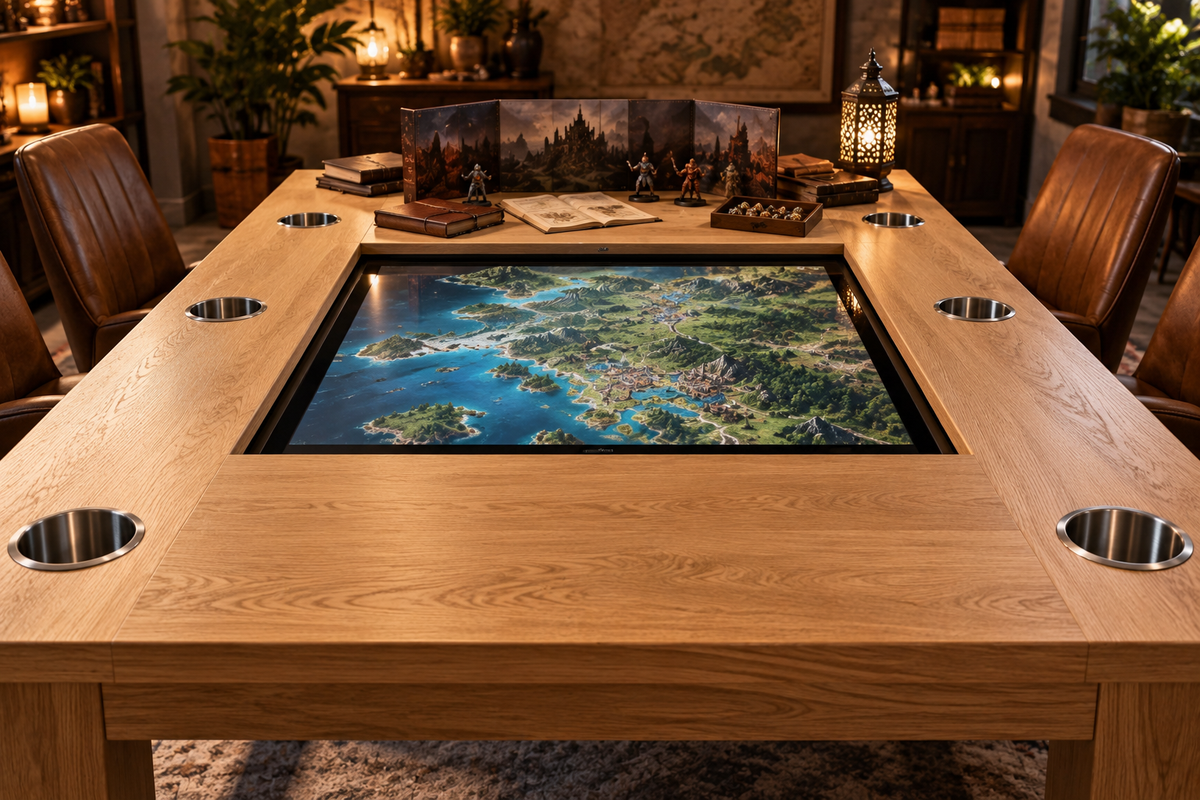 Dreamventure RPG Table with TV Recess