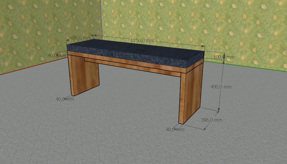 Bench - wooden