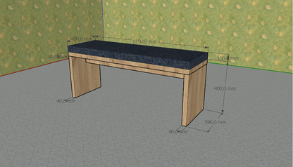 Bench - Laminated board