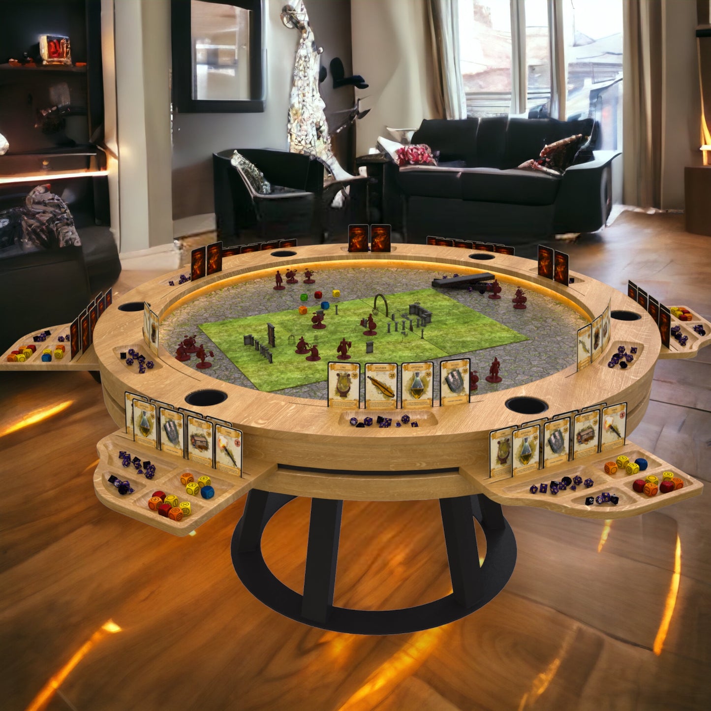 Board game table - Odyssey Round Table